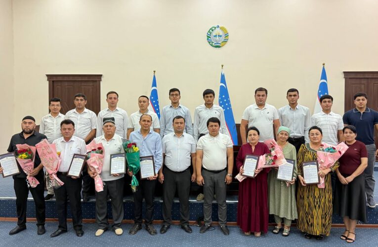 Yoshlar yetakchilarining ota-onalari e‘tirof etildi