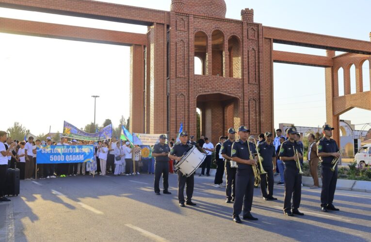 Kattaqo’rg’onda Sog’lom hayot uchun 5000 qadam!