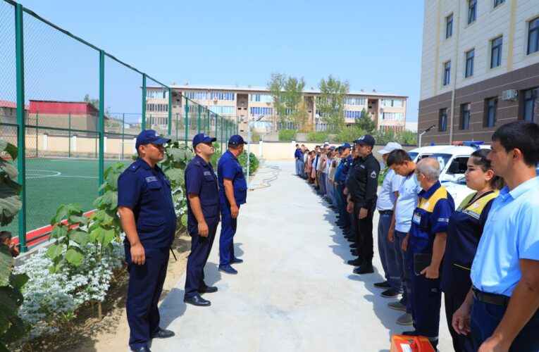 MAXSUS-TAKTIK OʻQUV MASHQI OʻTKAZILDI