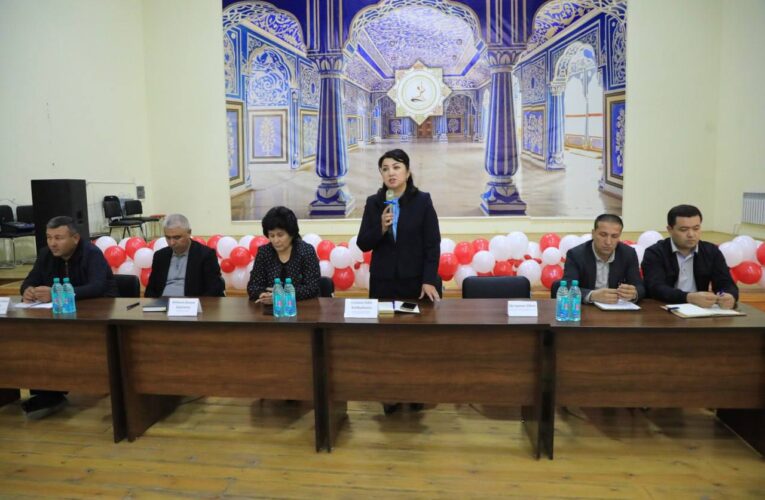 Kattaqo’rg’on shahar madaniyat saroyida migratsiyadan qaytgan va ketish istagi bo’lgan xotin-qizlar bilan uchrashuv bo’lib o’tdi