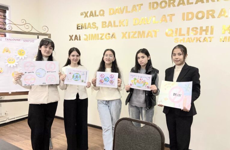 «Biz yoshlar giyohvandlikka qarshimiz «