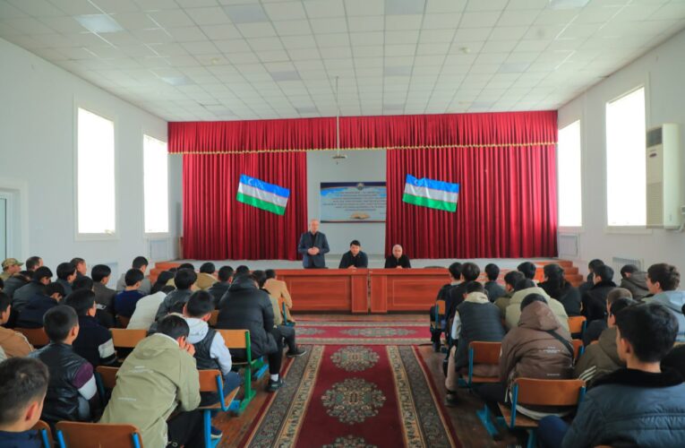 Yoshlar bilan ochiq muloqot o‘tkazildi