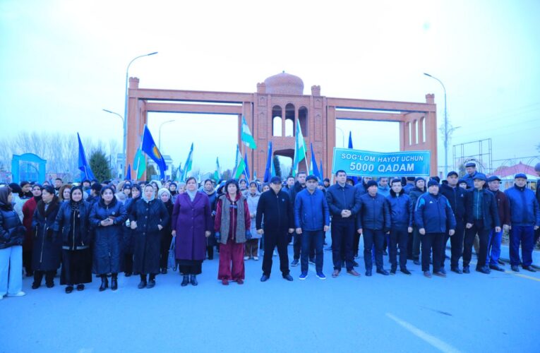 Sog’lom hayot uchun 5000 qadam