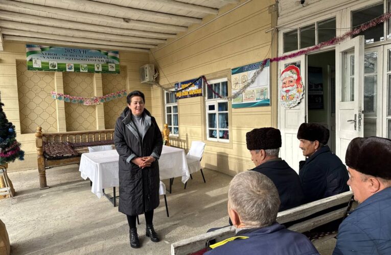 ZIYOLILAR MAHALLASIDA AHOLI MUAMMOLARI O’RGANILDI