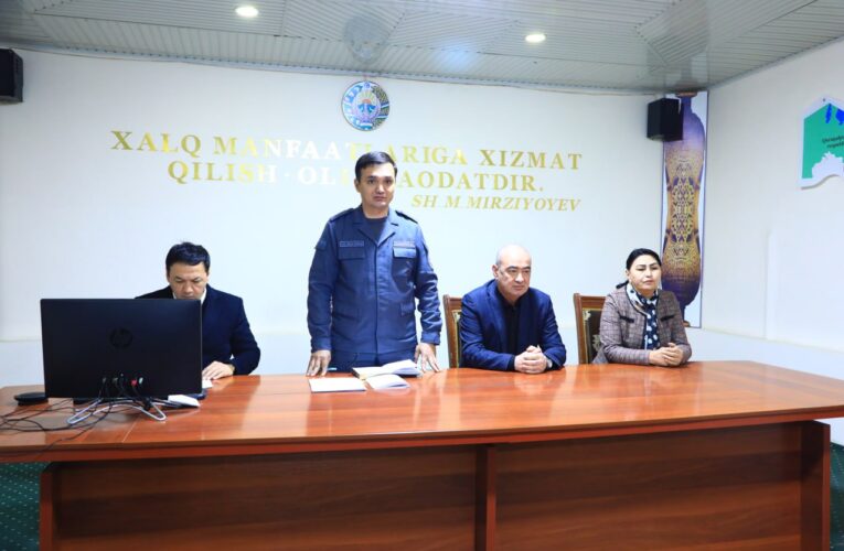 ДОИМИЙ КОМИССИЯ ИИБ ХОДИМЛАРИ БИЛАН УЧРАШДИ