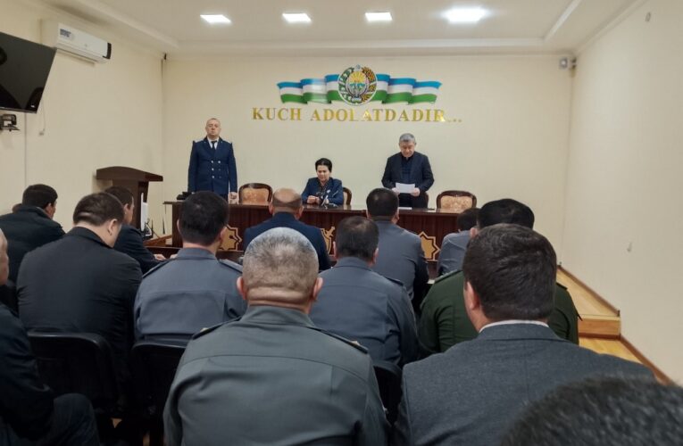 ШАҲАРГА ТАЙИНЛАНГАН ПРОКУРОР ТАНИШТИРИЛДИ
