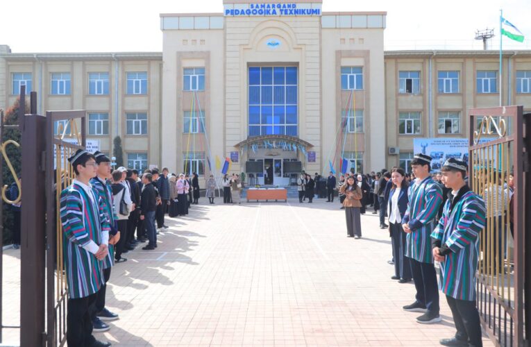 SAMARQAND PEDAGOGIKA TEXNIKUMIDA “OCHIQ ESHIKLAR KUNI” O‘TKAZILDI