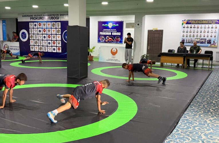 YОSH POLVONLAR UCHUN ZAMONAVIY KURASH ZALI FOYDALANISHGA TOPSHIRILDI
